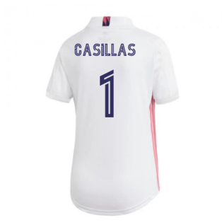 2020-2021 Real Madrid Adidas Womens Home Shirt (CASILLAS 1)