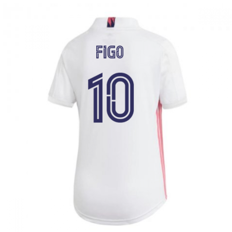 2020-2021 Real Madrid Adidas Womens Home Shirt (FIGO 10)