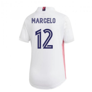 2020-2021 Real Madrid Adidas Womens Home Shirt (MARCELO 12)