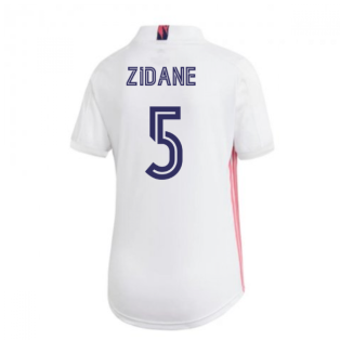 2020-2021 Real Madrid Adidas Womens Home Shirt (ZIDANE 5)