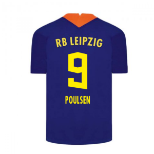 2020-2021 Red Bull Leipzig Away Nike Football Shirt (POULSEN 9)