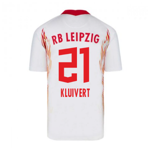 2020-2021 Red Bull Leipzig Home Nike Football Shirt (KLUIVERT 21)