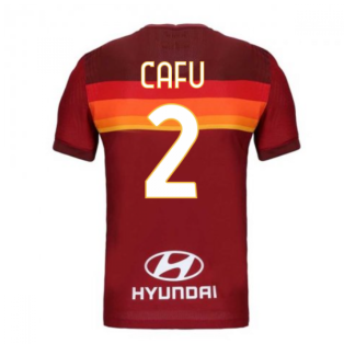 2020-2021 Roma Authentic Vapor Match Home Nike Shirt (CAFU 2)