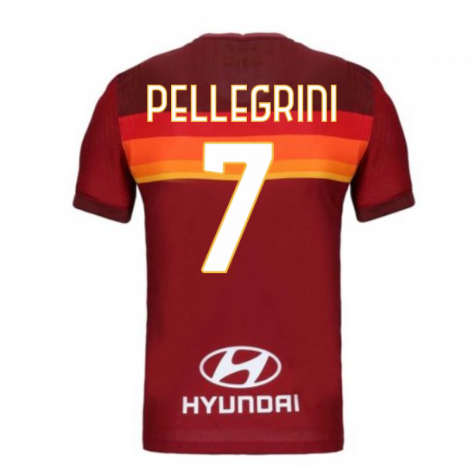 2020-2021 Roma Authentic Vapor Match Home Nike Shirt (PELLEGRINI 7)