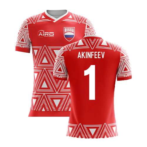2025-2026 Russia Airo Concept Home Shirt (Akinfeev 1)