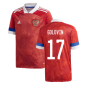 2020-2021 Russia Home Adidas Football Shirt (Kids) (GOLOVIN 17)