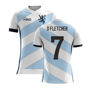 2025-2026 Scotland Airo Concept Away Shirt (D Fletcher 7) - Kids
