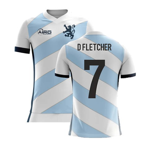 2025-2026 Scotland Airo Concept Away Shirt (D Fletcher 7) - Kids