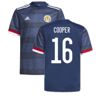 2020-2021 Scotland Home Adidas Football Shirt (Cooper 16)