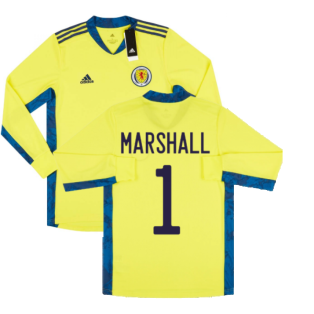 2020-2021 Scotland LS Goalkeeper Shirt (Yellow) (MARSHALL 1)