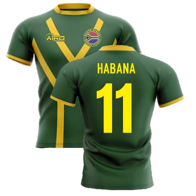 2025-2026 South Africa Springboks Flag Concept Rugby Shirt (Habana 11)