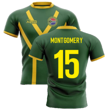2023-2024 South Africa Springboks Flag Concept Rugby Shirt (Montgomery 15)