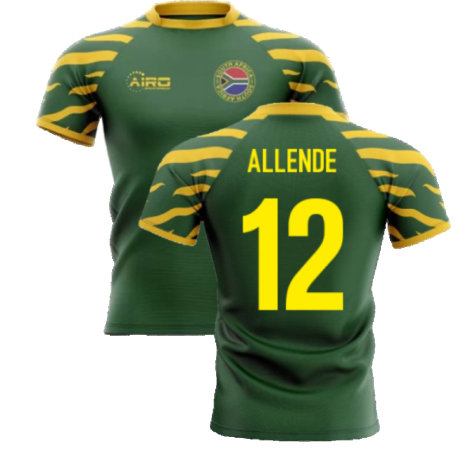 2023-2024 South Africa Springboks Home Concept Rugby Shirt (Allende 12)