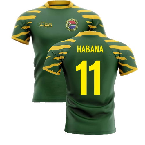 2025-2026 South Africa Springboks Home Concept Rugby Shirt (Habana 11)