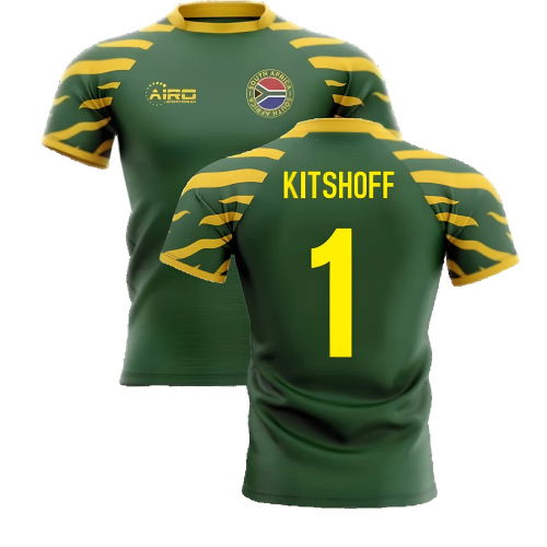 2025-2026 South Africa Springboks Home Concept Rugby Shirt (Kitshoff 1)