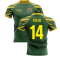 2023-2024 South Africa Springboks Home Concept Rugby Shirt (Kolbe 14)