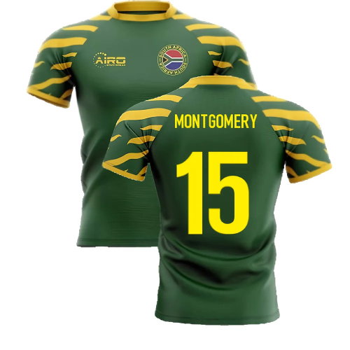2025-2026 South Africa Springboks Home Concept Rugby Shirt (Montgomery 15)