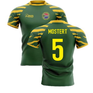 2025-2026 South Africa Springboks Home Concept Rugby Shirt (Mostert 5)