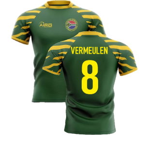 2025-2026 South Africa Springboks Home Concept Rugby Shirt (Vermeulen 8)