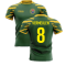 2023-2024 South Africa Springboks Home Concept Rugby Shirt (Vermeulen 8)