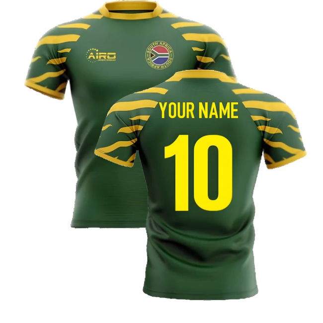 2025-2026 South Africa Springboks Home Concept Rugby Shirt (Your Name)