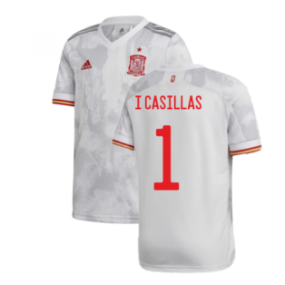2020-2021 Spain Away Shirt (Kids) (I CASILLAS 1)