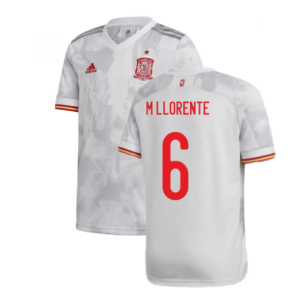 2020-2021 Spain Away Shirt (Kids) (M LLORENTE 6)