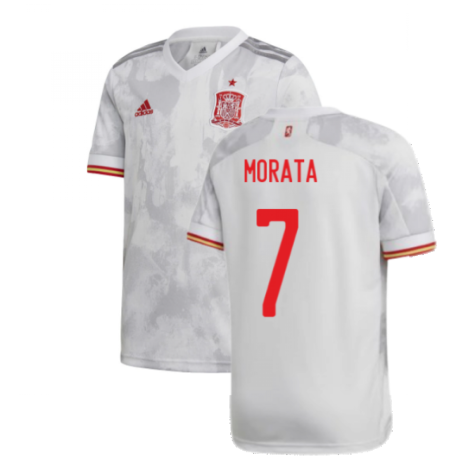 2020-2021 Spain Away Shirt (Kids) (MORATA 7)