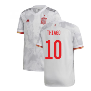 2020-2021 Spain Away Shirt (Kids) (THIAGO 10)