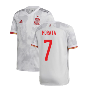 2020-2021 Spain Away Shirt (MORATA 7)