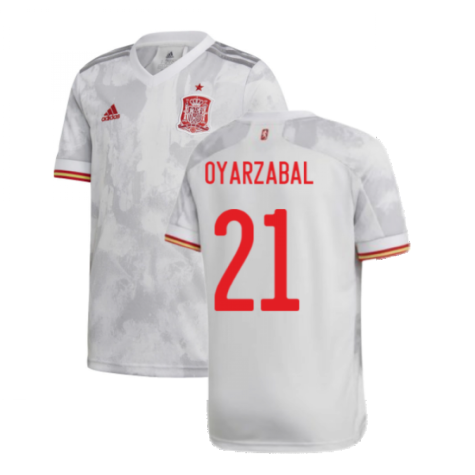 2020-2021 Spain Away Shirt (OYARZABAL 21)