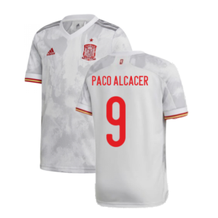 2020-2021 Spain Away Shirt (PACO ALCACER 9)