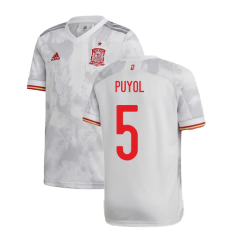 2020-2021 Spain Away Shirt (PUYOL 5)