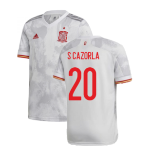2020-2021 Spain Away Shirt (S CAZORLA 20)