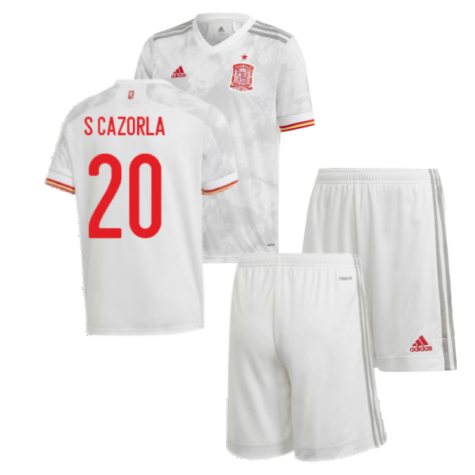 2020-2021 Spain Away Youth Kit (S CAZORLA 20)