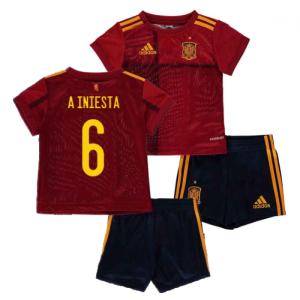 2020-2021 Spain Home Adidas Baby Kit (A INIESTA 6)
