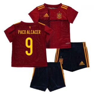 2020-2021 Spain Home Adidas Baby Kit (PACO ALCACER 9)