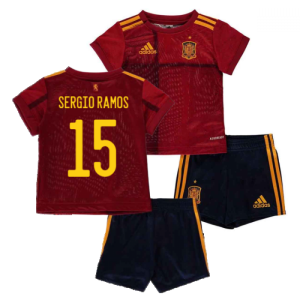 2020-2021 Spain Home Adidas Baby Kit (SERGIO RAMOS 15)