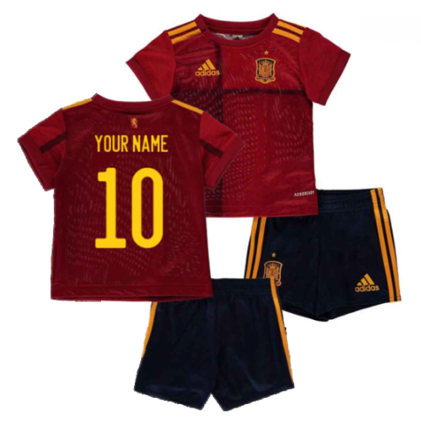 2020-2021 Spain Home Adidas Baby Kit (Your Name)