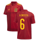 2020-2021 Spain Home Adidas Football Shirt (Kids) (A INIESTA 6)