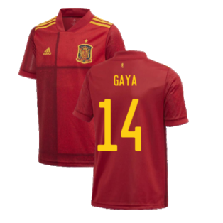 2020-2021 Spain Home Adidas Football Shirt (Kids) (GAYA 14)