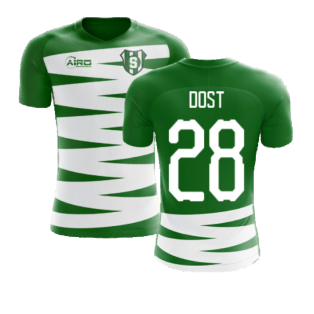 2020-2021 Sporting Lisbon Home Concept Football Shirt (Dost 28)
