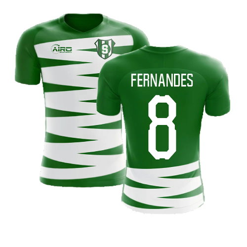 2025-2026 Sporting Lisbon Home Concept Football Shirt (Fernandes 8)