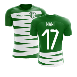 2023-2024 Sporting Lisbon Home Concept Football Shirt (Nani 17)