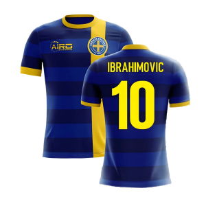 2025-2026 Sweden Airo Concept Away Shirt (Ibrahimovic 10) - Kids