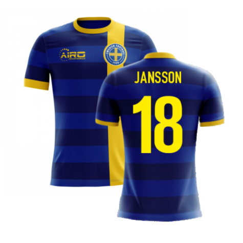 2022-2023 Sweden Airo Concept Away Shirt (Jansson 18) - Kids