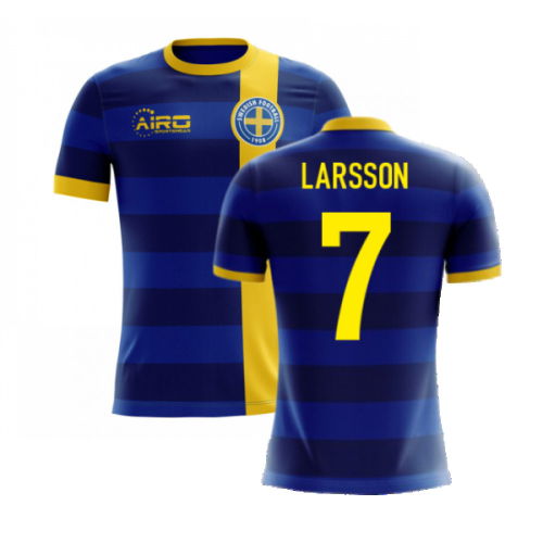 2025-2026 Sweden Airo Concept Away Shirt (Larsson 7)