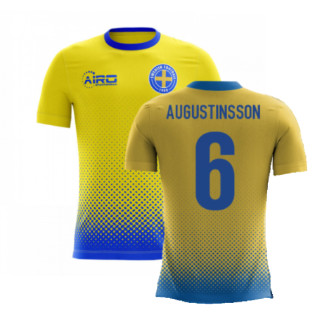 2023-2024 Sweden Airo Concept Home Shirt (Augustinsson 6)