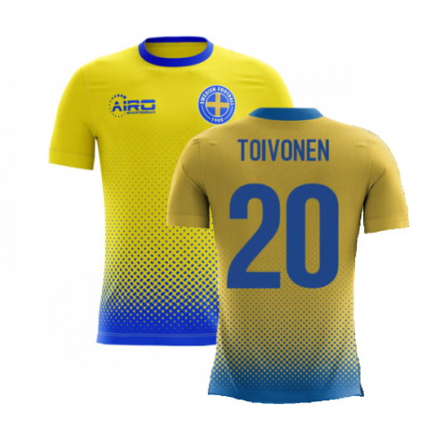 2025-2026 Sweden Airo Concept Home Shirt (Toivonen 20)