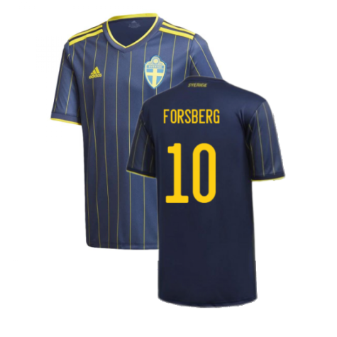 2020-2021 Sweden Away Shirt (Kids) (FORSBERG 10)